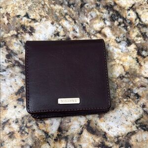 Mimco Brown Key Card Holder Leather Accessory